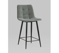 Полубарный стул Стул Груп Джанго велюр, серый vd-django-b26