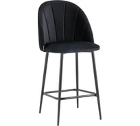 Полубарный стул Стул Груп Логан велюр, черный AV 413-H75-08(PP)