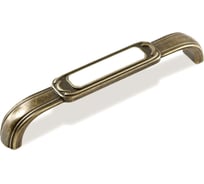 Ручка-скоба Валмакс FS-139 128 бронза полированная/белый 19894