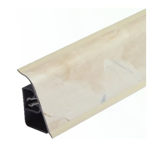 Плинтус для столешницы Termoplast 850-1385Р АР850 Мрамор Саламанка 37х24x3000 ф-ра 079/1233 850Р-1385 1