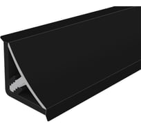 Галтель с мягким краем Thermoplast 11,5x11,5x3,0 чёрный 32 MRK494-202