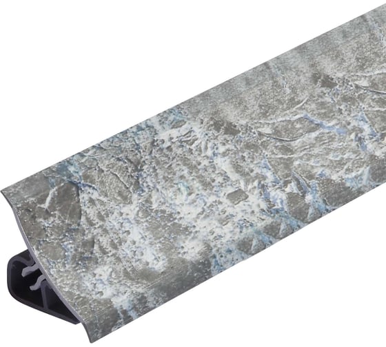 Плинтус для столешниц Termoplast 120-1360Р 20x20x3.0 м, Мрамор марквина синий, ф-ра 284, 085 120Р-1360
