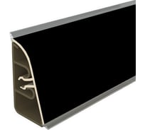 Плинтус для столешницы Termoplast 850-1910Р 056 АР850 черный матовый 37_24x3000 1910/076 850Р-1910