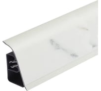 Плинтус для столешницы Termoplast 850-1256Р АР850 мрамор белый 37_24x4200 1110/011 850Р-1256-4,2