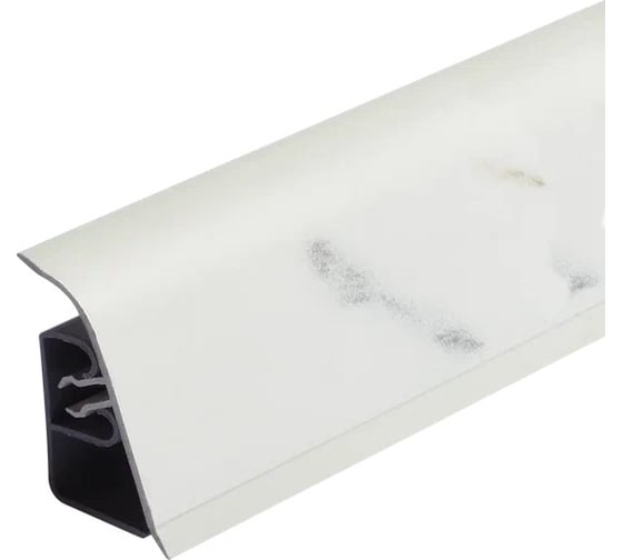 Плинтус для столешницы Termoplast 850-1256Р АР850 мрамор белый 37_24x4200 1110/011 850Р-1256-4,2