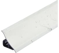 Плинтус для столешниц Termoplast 120-1255P 20x20x3 м мрамор марквина белый 301 1U 120Р-1255