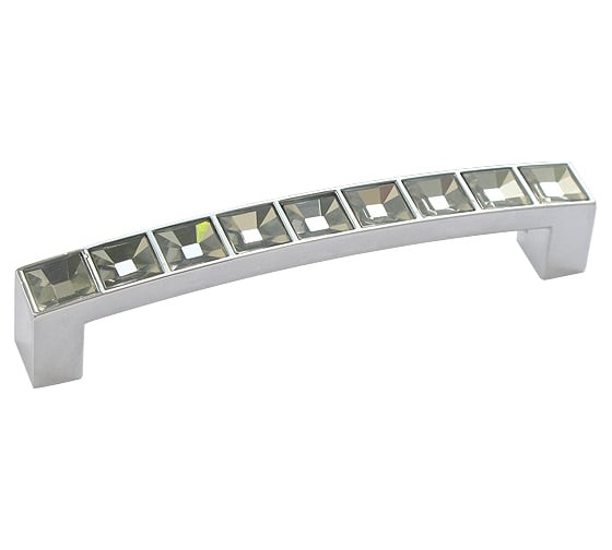 Ручка Amix UKS-002-96 дуга, 9 кристаллов, хром UKS002-96/C