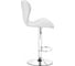 Барный стул Woodville Porch chrome / white 15646 4