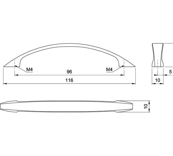 Ручка Amix US 2704/96 А026-96/C