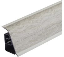 Плинтус для столешницы Termoplast 850-1260Р АР850 Travertin grey, 37_24x3000 мм, ф-ра 1240/077 850Р-1260