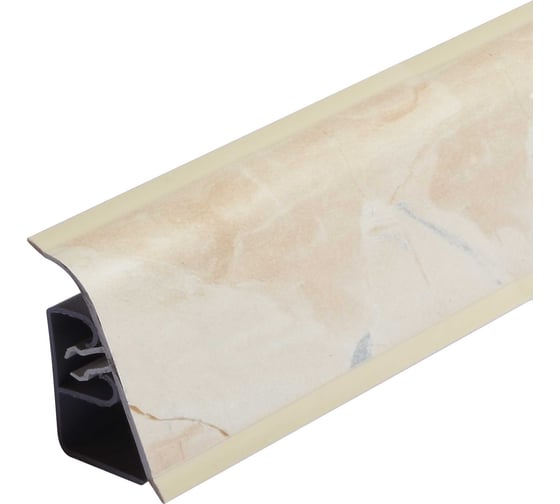 Плинтус для столешницы Termoplast 850-1385Р АР850 Мрамор Саламанка, 37_24x4200 мм, ф-ра 079/1233 850Р-1385-4,2
