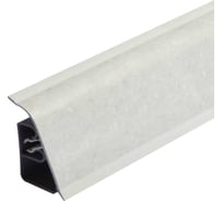 Плинтус для столешницы Termoplast 850-1296Р АР850 Бриллиант белый, 37_24x3000 мм, ф-ра 1240/077 850Р-1296
