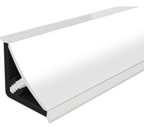 Галтель с мягким краем Thermoplast 11.5x11.5x3 м, белая, вогнутая MRK494-201