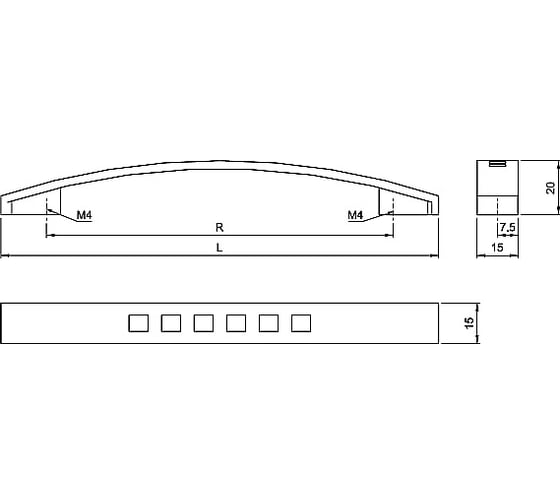 Ручка Amix А 029-128/ С хром А029-128/С