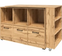 Стол компьютерный ООО Комус IN Homeoffice трасформер 1369x420x758 дуб натуральный 1232838