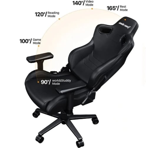 Кресло игровое Andaseat Kaiser Frontier, цвет черный, размер M 9 AD12Y-12-B-PV