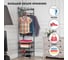 Напольная вешалка для одежды HELEX Home, чёрная W-31 4