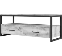 Тумба под ТВ Desk Question лофт DQ серия ITLA цвет дуб белый 10004