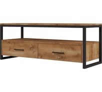 Тумба под ТВ Desk Question лофт DQ серия ITLA цвет дуб табачный 10003