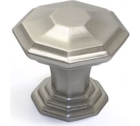 Ручка Laurus ZA2411 кнопка, никель матовый атласный MBSN 39513-2