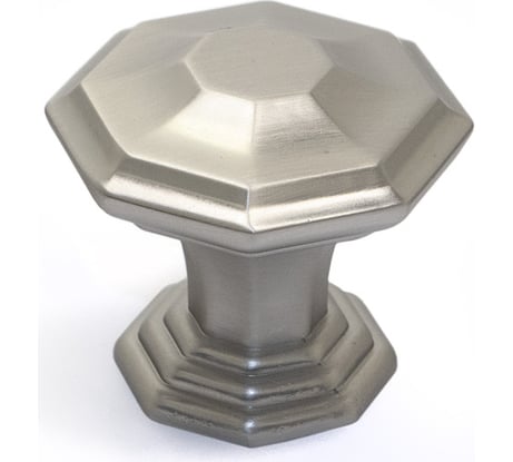 Ручка Laurus ZA2411 кнопка, никель матовый атласный MBSN 39513-2