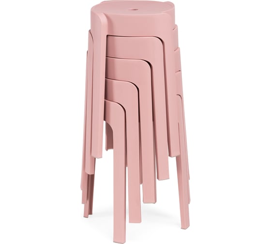 Табурет Woodville Bovel pink 15688