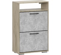 Обувница Woodville Вальс ОБ-600 дуб крафт серый/бетонный камень 552910