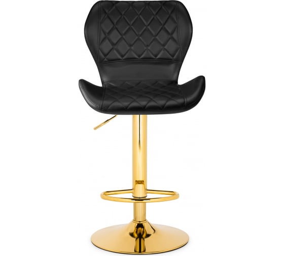 Барный стул Woodville Porch gold / black 15647