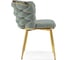Стул на металлокаркасе Woodville Rendi light gray / gold 15759 4