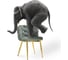 Стул на металлокаркасе Woodville Rendi light gray / gold 15759 5