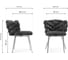 Стул на металлокаркасе Woodville Rendi light gray / gold 15759 6