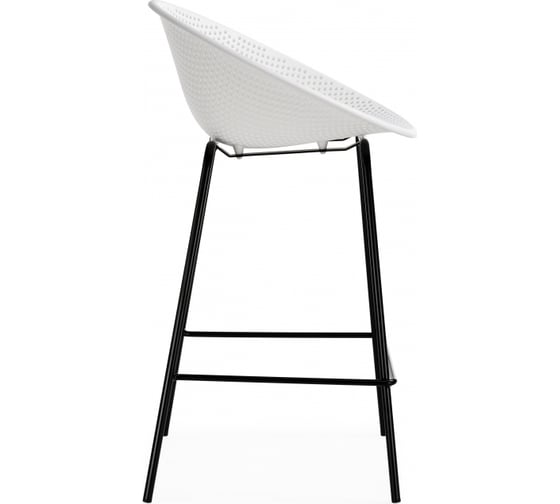 Барный стул Woodville Zeta white/black 15701