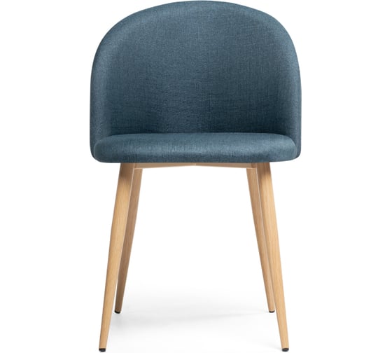 Стул на металлокаркасе Woodville Aldo blue/wood 15369