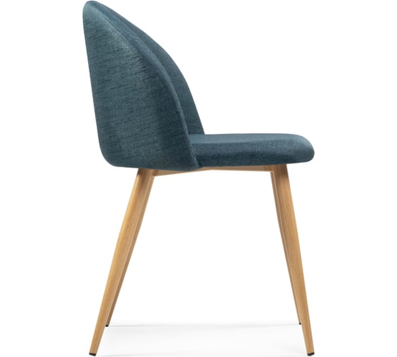 Стул на металлокаркасе Woodville Aldo blue/wood 15369
