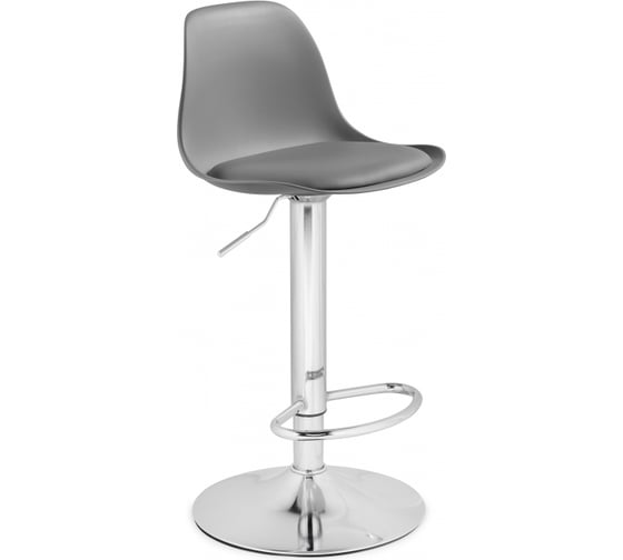 Барный стул Soft gray / chrome Woodville 15747 1