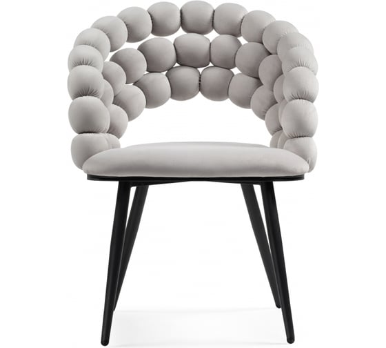 Стул на металлокаркасе Ball gray / black Woodville 15762