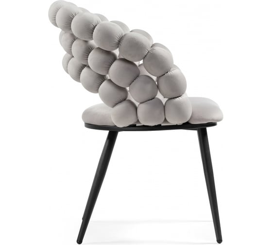 Стул на металлокаркасе Ball gray / black Woodville 15762