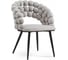 Стул на металлокаркасе Ball gray / black Woodville 15762 1