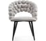 Стул на металлокаркасе Ball gray / black Woodville 15762 3