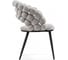 Стул на металлокаркасе Ball gray / black Woodville 15762 4