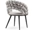 Стул на металлокаркасе Ball gray / black Woodville 15762 5
