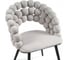 Стул на металлокаркасе Ball gray / black Woodville 15762 6