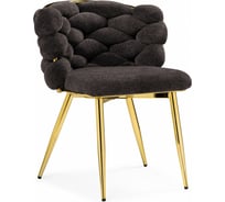 Стул на металлокаркасе Rendi gold / gray Woodville 15758