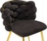 Стул на металлокаркасе Rendi gold / gray Woodville 15758 6