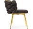 Стул на металлокаркасе Rendi gold / gray Woodville 15758 9