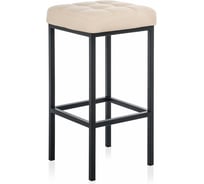 Барный стул Лофт кожзам d1 / черный матовый Woodville 385631