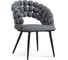 Стул на металлокаркасе Ball dark gray / black Woodville 15765 1