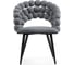 Стул на металлокаркасе Ball dark gray / black Woodville 15765 2
