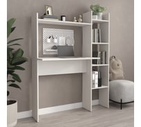 Стол-стеллаж Letta Ультра Лайт белое тиснение, 1088x1382x400 L3770