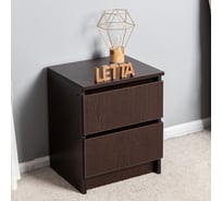 Тумба Letta City 2 ящика, венге, 400x481x354 L3510
